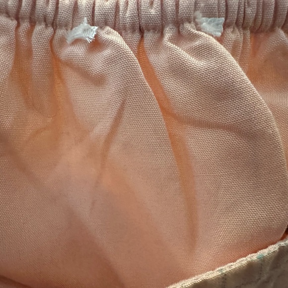 Line & Dot Harmony Dress in Peach & Pink Multi in small - Picture 11 of 11